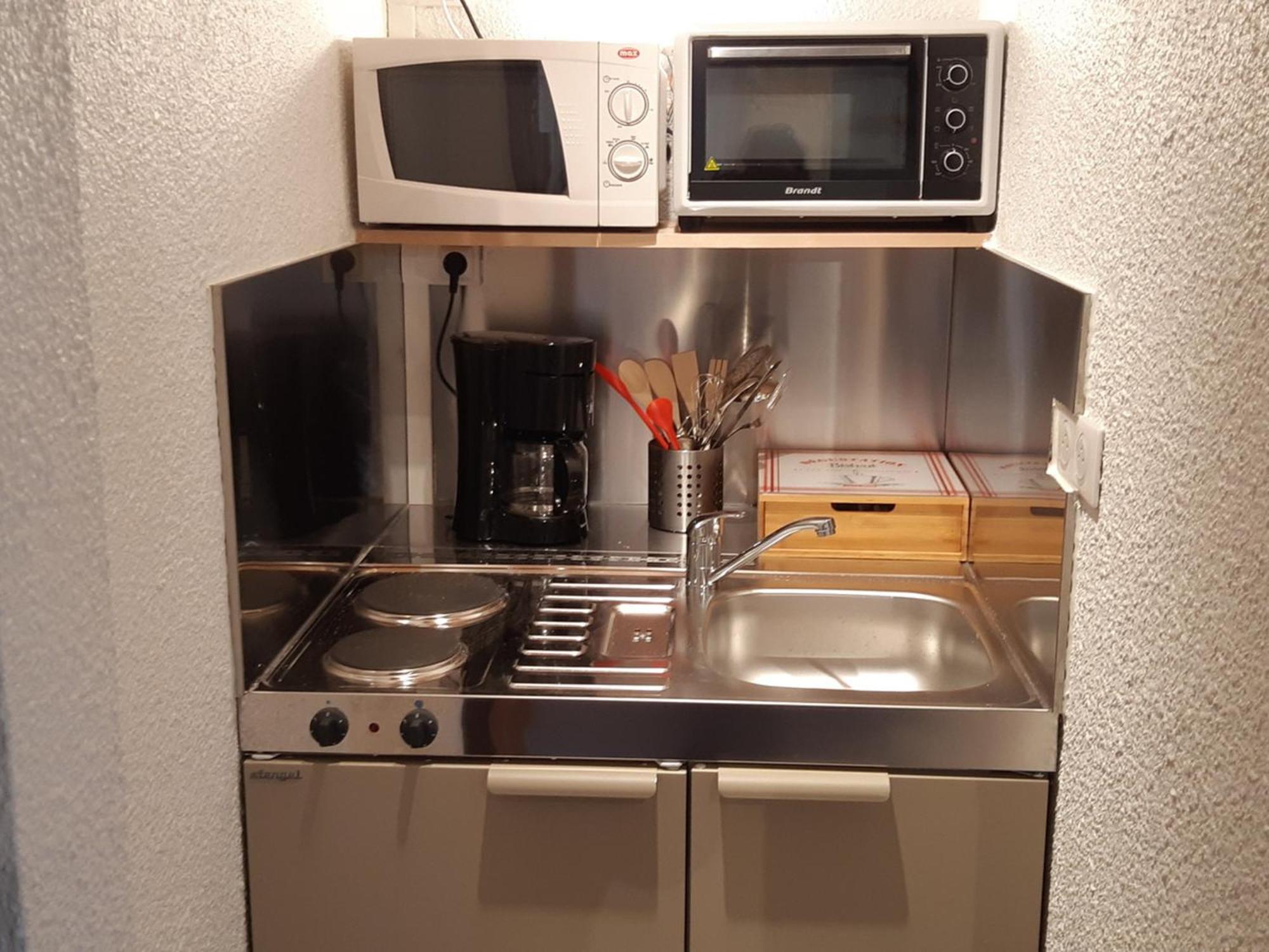 Studette Renovee Pour 2 Au Pied Des Pistes, Centre Les Deux Alpes - Fr-1-516-134公寓 外观 照片